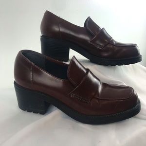 Roots Burgundy Coloured Loafers